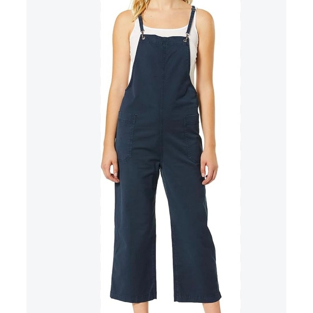 AG Adriano Goldschmied Ilene Jumpsuit Navy Utility Overalls Women's Small S